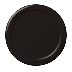 Paper Plate Black 7" - Home Of Coffee