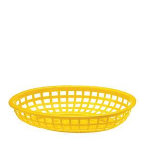 Classic Oval Basket Yellow 9 3/8" x 6" - Home Of Coffee