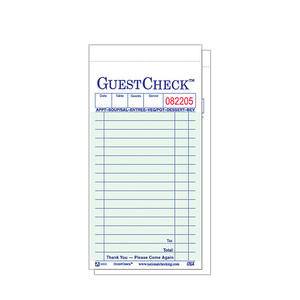 Guest Check 3 4/10" x 6 3/4" - Home Of Coffee