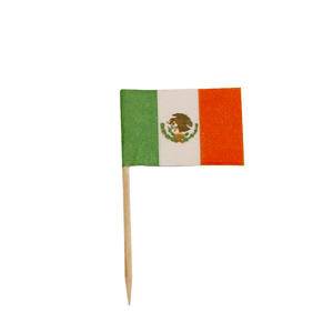 Mexican Flag Pick - Home Of Coffee