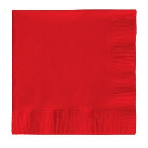 Napkin 2-Ply Red 10" x 10" - Home Of Coffee