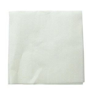 Napkin Cocktail Crepe White 10" x 10" - Home Of Coffee