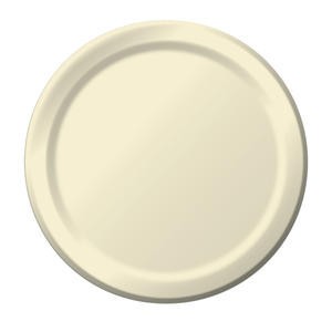 Paper Plate Ivory 7" - Home Of Coffee