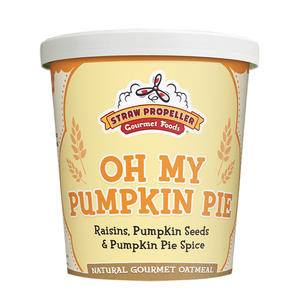 Straw Propeller Oh My Pumpkin Pie Oatmeal - Home Of Coffee