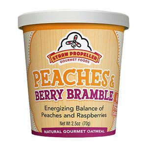 Straw Propeller Peaches & Berry Bramble Oatmeal - Home Of Coffee