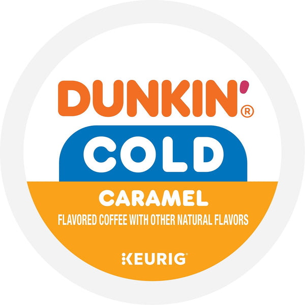 Dunkin' Donuts Caramel Iced Cold Coffee Kcups - 88ct