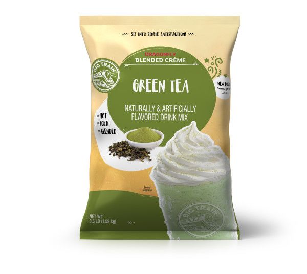 Big Train Dragonfly Green Tea Blended Creme Beverage Mix - Bag (3.5 lbs)