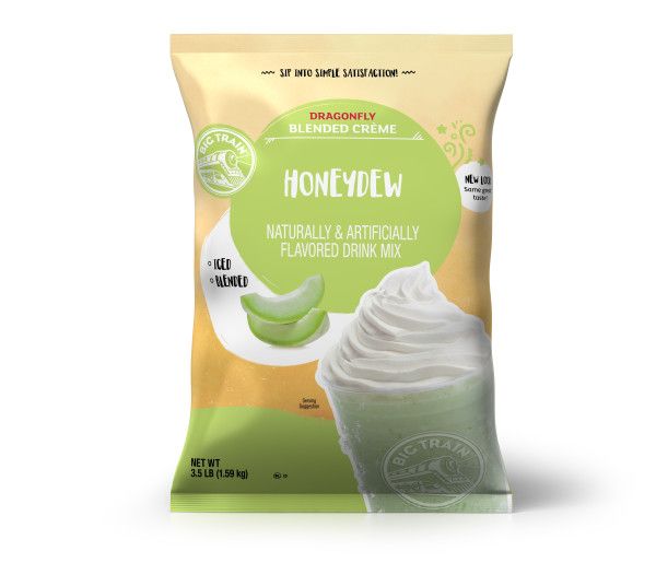Big Train Dragonfly Honeydew Blended Creme Frappe Mix - Bag (3.5 lbs)