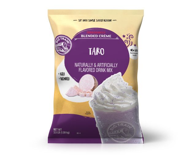 Big Train Dragonfly Taro Blended Creme Beverage Mix - Bag (3.5 lbs)