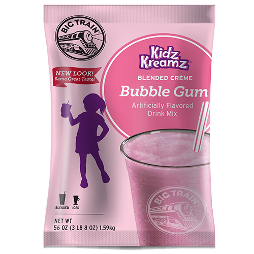 Big Train Bubblegum Kidz Kreamz Frappe Mix - Bag (3.5 lbs)