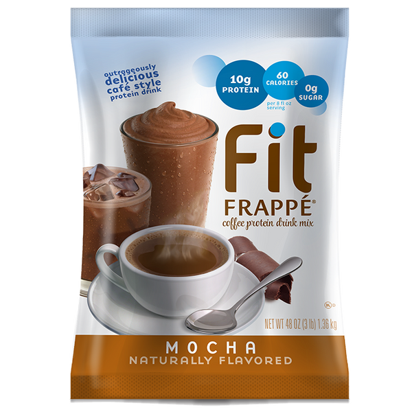 Big Train Fit Frappe Protein Drink Mix Mocha - Bag (3 lbs)