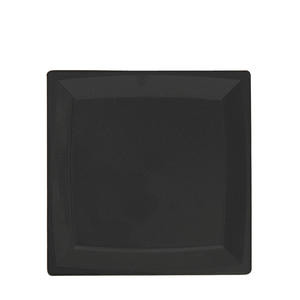 Milän™ Salad Plate Square Black 6 3/4" - Home Of Coffee