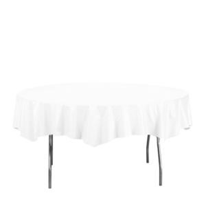 Tablecover Octagonal White 82" - Home Of Coffee
