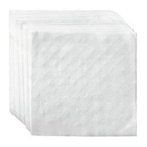 Choice Napkin 1-Ply White 9" x 9" - Home Of Coffee