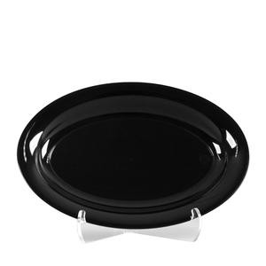 CaterLine® Tray Oval Black 21" x 14" - Home Of Coffee