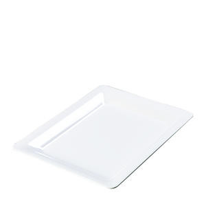 Designer Displayware™ Platter Rectangular White 17" x 13" - Home Of Coffee