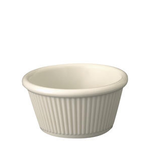 Ramekin Fluted Bone 2 oz - Home Of Coffee