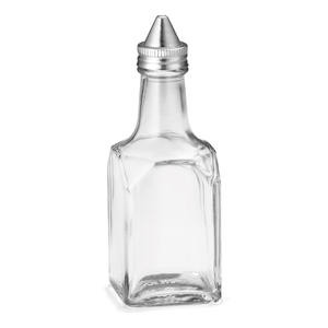 Glass Cruet Square 6 oz - Home Of Coffee