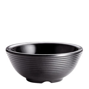 Ramekin Ribbed Black 4 oz - Home Of Coffee