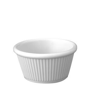 Ramekin Fluted White 4.5 oz - Home Of Coffee