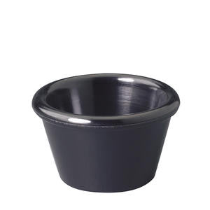 Ramekin Smooth Black 1.5 oz - Home Of Coffee