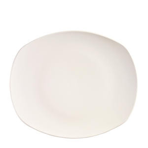 Porcelana Plate Coupe Oblong 10" x 9" - Home Of Coffee