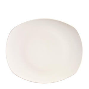 Porcelana Plate Coupe Oblong 8" x 7" - Home Of Coffee