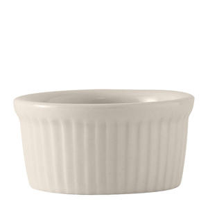 Ramekin Fluted Eggshell 2.5 oz - Home Of Coffee