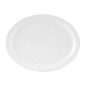 Colorado Oval Platter White 11 1/8" x 8 5/8" - Home Of Coffee