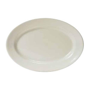 Reno Oval Platter Eggshell 12 5/8" x 8 3/4" - Home Of Coffee