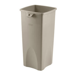 Untouchable® Container Square Beige 23 gal - Home Of Coffee