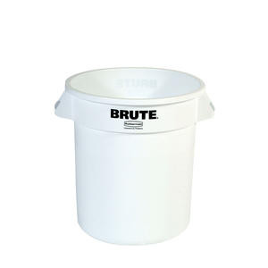BRUTE® Container White 10 gal - Home Of Coffee