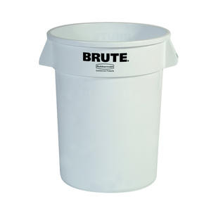 BRUTE® Container White 32 gal - Home Of Coffee