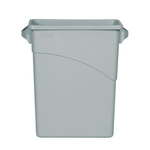 Slim Jim® Wastebasket Grey 16 gal - Home Of Coffee