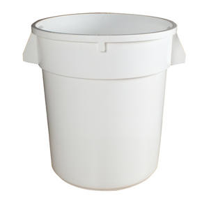 Huskee® Receptacle White 10 gal - Home Of Coffee
