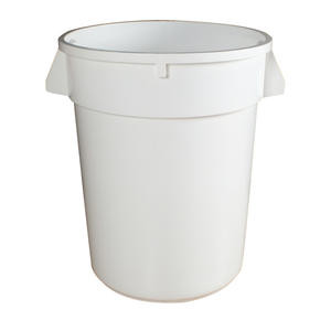 Huskee® Receptacle White 32 gal - Home Of Coffee