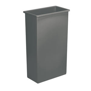 Wall Hugger™ Receptacle Grey 23 gal - Home Of Coffee