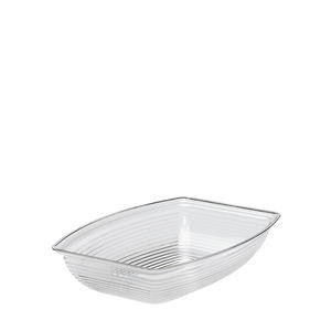 Camwear® Bowl Ribbed Rectangular Clear 9" x 12" - Home Of Coffee