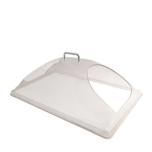 Camwear® Display Cover Dome with 2 End Cutouts Clear 12" x 20" - Home Of Coffee