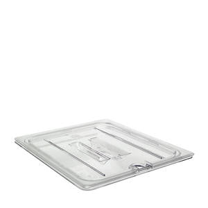 Camwear® Food Pan Cover Half Size Notched with Handle Clear - Home Of Coffee