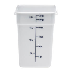 CamSquare® Container White 22 qt - Home Of Coffee