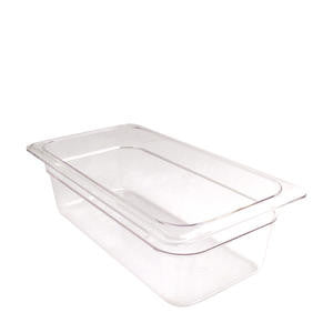 Camwear® Food Pan Third Size Clear 4" - Home Of Coffee