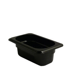 Camwear® Food Pan Ninth Size Black 2 1/2" - Home Of Coffee