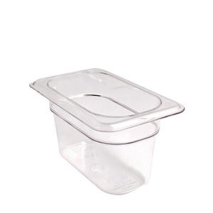 Camwear® Food Pan Ninth Size Clear 4" - Home Of Coffee