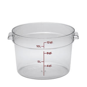Camwear® Rounds Clear 12 qt - Home Of Coffee