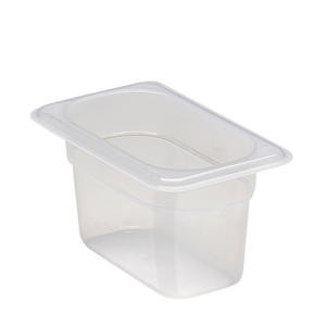 Food Pan Ninth Size Translucent 4" - Home Of Coffee