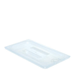 Food Pan Cover Third Size with Handle Translucent - Home Of Coffee