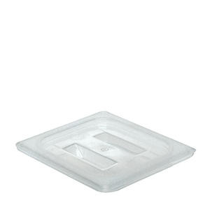 Food Pan Cover Sixth Size with Handle Translucent - Home Of Coffee