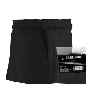 Challenger® 3-Pocket Waist Apron Black - Home Of Coffee