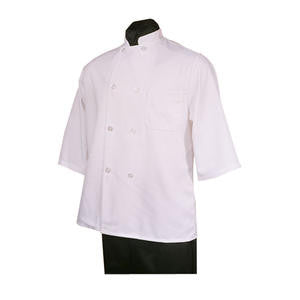 Chef Coat Short Sleeve White 2XL - Home Of Coffee